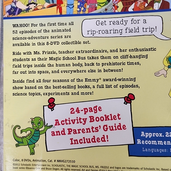 The Magic School Bus Complete Series 8 DVDs Set Scholastic - Picture 9 of 12